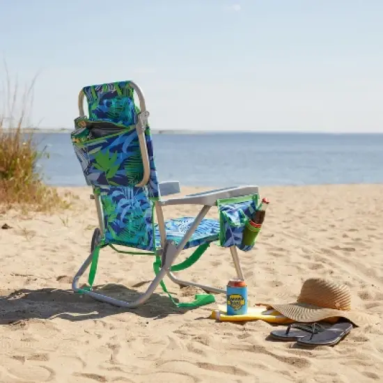 Banana Boat 2-Pack Lightweight Backpack 5-Position with Lay Flat Folding Beach Chair &ndash; with FREE Thermal Drink Sleeve for Cold Drinks image {10}