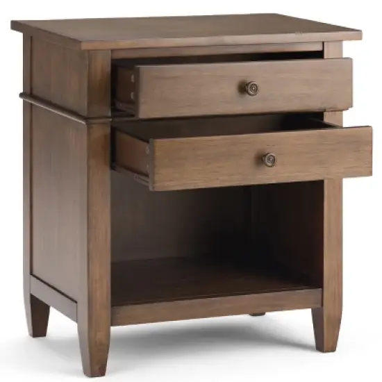 24" Sterling Solid Wood Nightstand - WyndenHall image {2}
