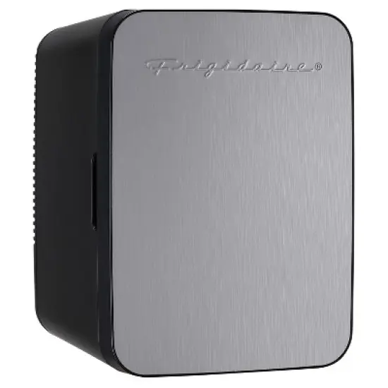 Frigidaire&reg; 0.35-Cu.-Ft. 10-Liter 15-Can Mini Retro Stainless Steel Fridge, Silver image {10}