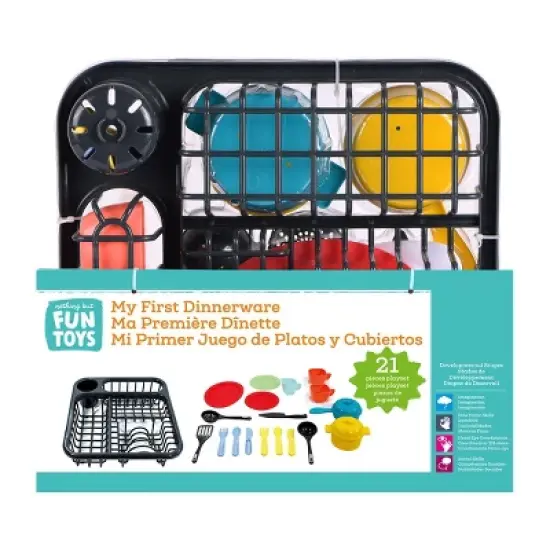 Nothing But Fun Toys My First Dinner Ware Kitchen Playset - 21 Pieces image {4}