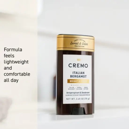 Cremo Solid Antiperspirant Italian Bergamot - 2.65oz image {4}
