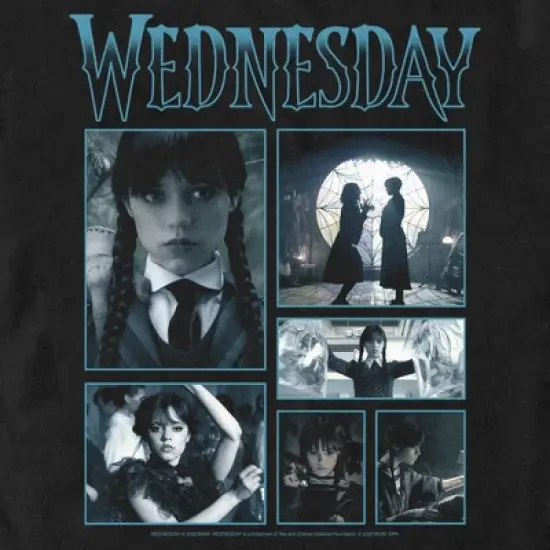 Men's Wednesday Iconic Scenes T-Shirt image {1}