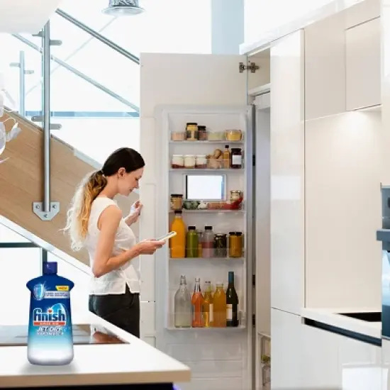 Finish Jet Dry Dishwasher Rinse Aid Hardwater Protection - 8.45oz image {1}