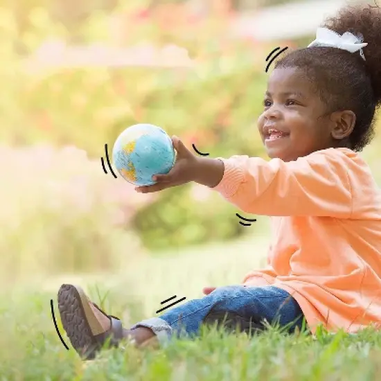 Neliblu Globe Squeeze Stress Balls Earth Ball Stress Relief Toys Therapeutic Educational Balls, 12-Pack image {2}