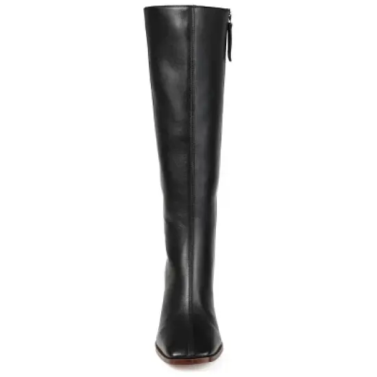 Journee Signature Extra Wide Calf Women's Genuine Leather Tru Comfort Foam&trade; Tamori Boot image {5}