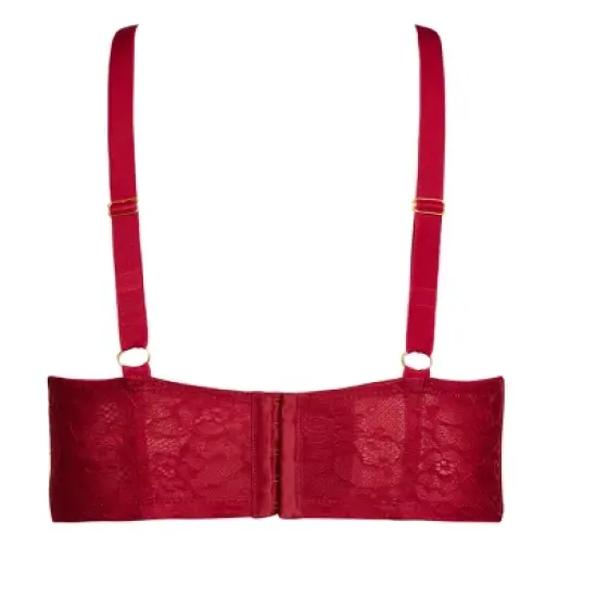 Women's Plus Size Saskia Bralette - pomegranate | FOX & ROYAL image {3}