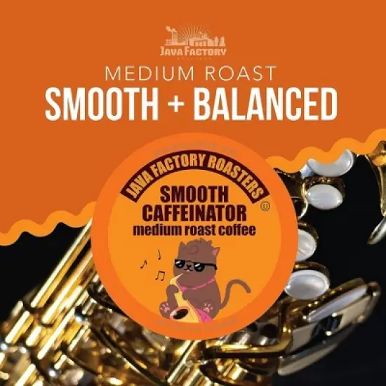 Java Factory Single Cup Coffee Keurig, Smooth Caffeinator Medium Roast, 40 Count image {9}