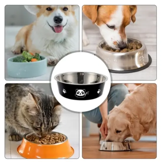 Unique Bargains Non-Skid Extra Large Dog Bowl 1 Pc image {3}