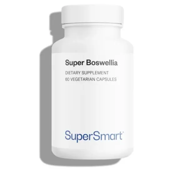 SuperSmart Super Boswellia Extract 100mg per Day - ApresFlex Boswellia Serrata Supplement - 20% AKBA | Non-GMO & Gluten Free - 60 Vegetarian Capsules image {8}