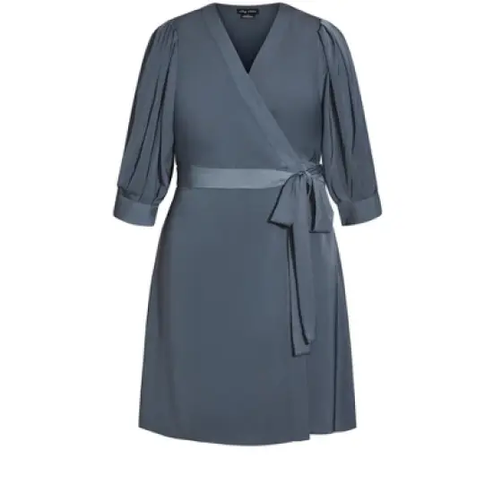 Women's Plus Size  Sultry Dress - slate | CITY CHIC image {2}