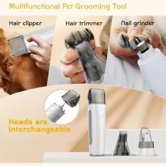 LILIPRO PD900 Pet Grooming Kit with Vacuum & Dryer image {5}