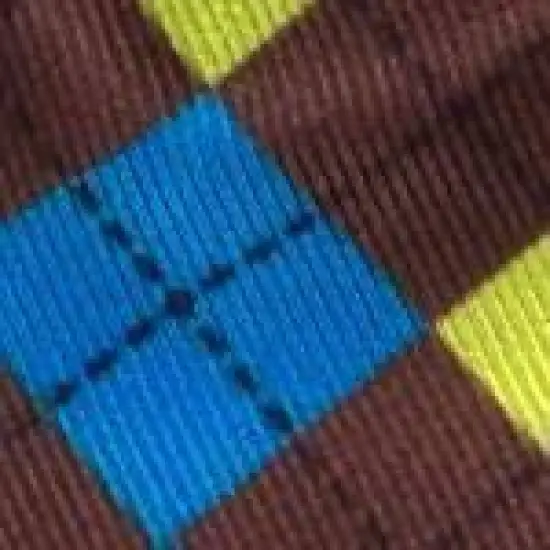 The Worthy Dog Autumn Argyle Neck Tie Adjustable Collar Attachment Accessory image {2}