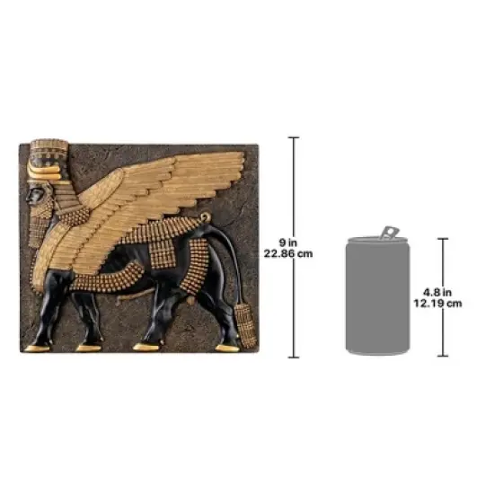 Design Toscano Assyrian Winged Bull Wall Sculpture image {1}