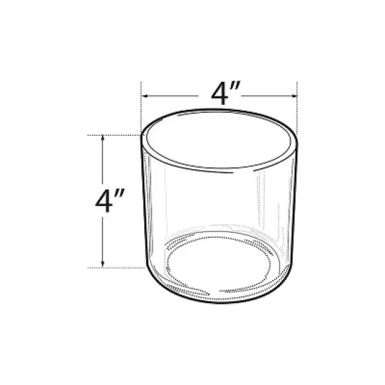 Azar Deluxe Pencil Holder Clear (556334)  image {1}