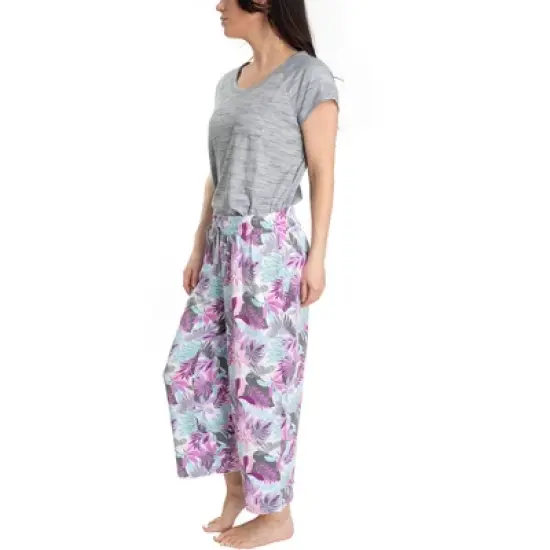 MUK LUKS Womens Chalked Cranberry 2 Piece Pajama Set image {3}