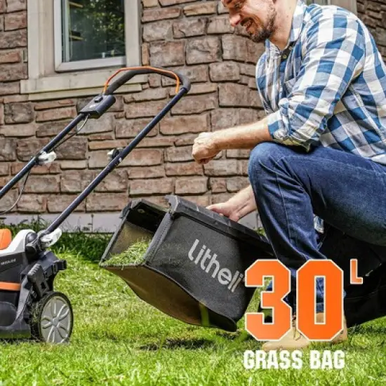 Litheli 13" 20V 4.0Ah Battery Powered SE Cordless Lawn Mower image {5}