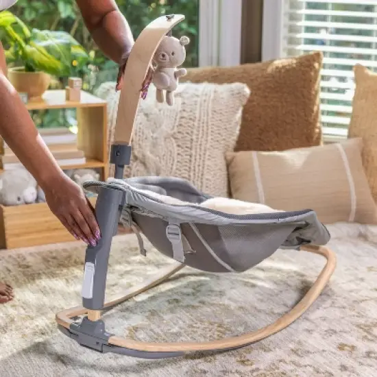 Ingenuity Every Season Rocking Baby Swing Seat - Wesley - Beige image {4}