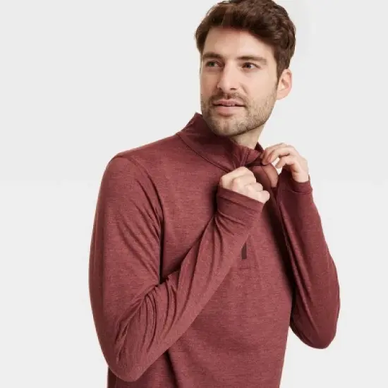 Men's Soft Stretch &frac12; Zip Top - All In Motion&trade; image {2}