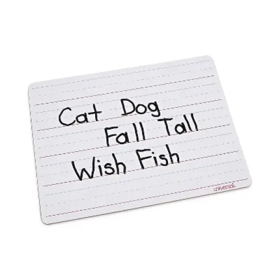 Universal Lap/Learning Dry-Erase Board Lined 11 3/4" x 8 3/4" White 6/Pack 43911 image {5}