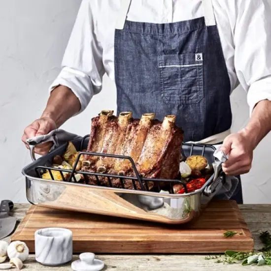 ZWILLING Stainless Steel Ceramic Nonstick Roasting Pan image {2}