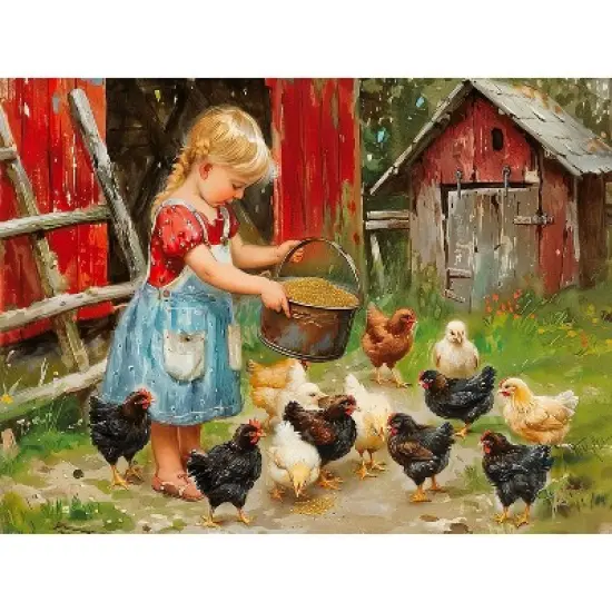 Sunsout Feeding Time 1000 pc Jigsaw Puzzle 77083 image {5}