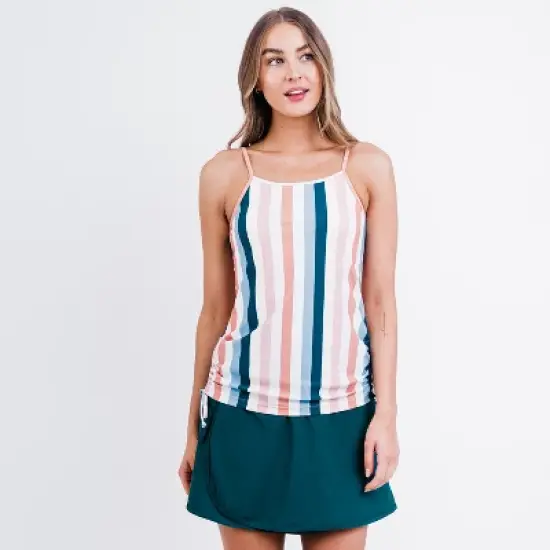 Calypsa Womens Adjustable Strap Maya Swim Top image {5}