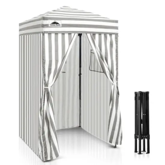 EAGLE PEAK 4x4 Pop Up Canopy, Flex Ultra Compact Portable Privacy Changing Room Photoshoots image {15}