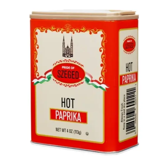 Szeged | Pride of Szeged Hot Paprika Powder | 4 oz | Gourmet Spice | 1-Pack image {2}