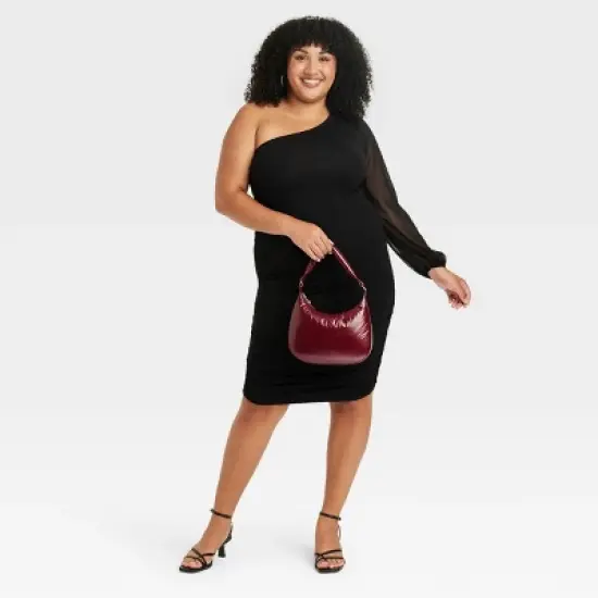 Women's One Shoulder Bodycon Dress - Ava & Viv&trade; image {2}