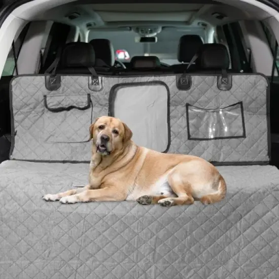 Unique Bargains Nonslip Washable Dog Car Seat Cover for Back Seat 1 Pc image {7}