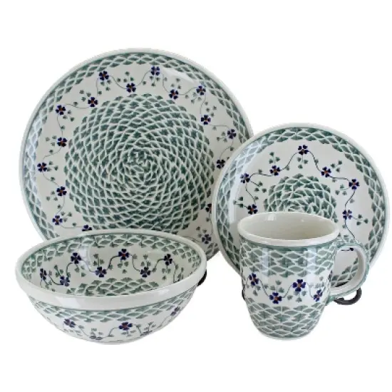 Blue Rose Polish Pottery Manufaktura Dinnerware (4PC) image {15}