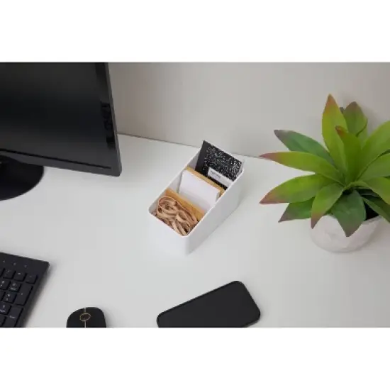 Thinkspace 3 Compartment Storage White image {6}