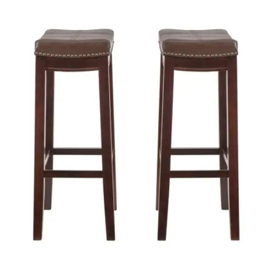 Set of 2 Claridge Barstools - Linon image {3}