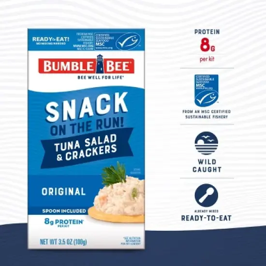 Bumble Bee Tuna Salad with Crackers Snack Kit - 3.5oz image {6}