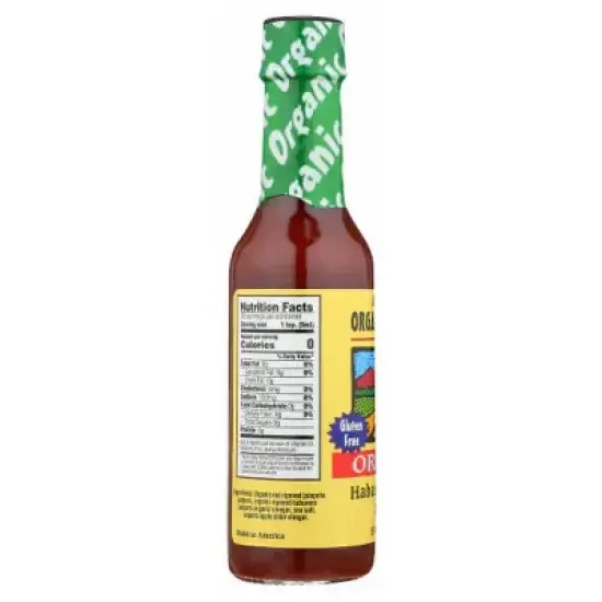 Organic Harvest Foods Organic Habanero Pepper Sauce - Case of 12/5 oz image {4}