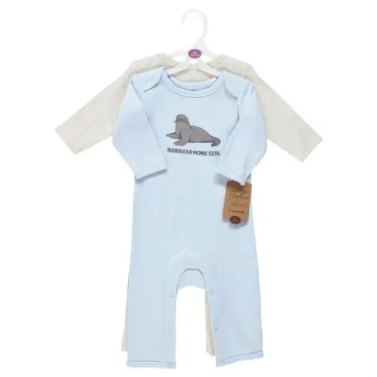 Touched by Nature Organic Cotton Coveralls, Endangered Seal image {1}