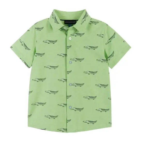 Andy & Evan  Toddler  Boys Boys Knit Buttondown. image {2}