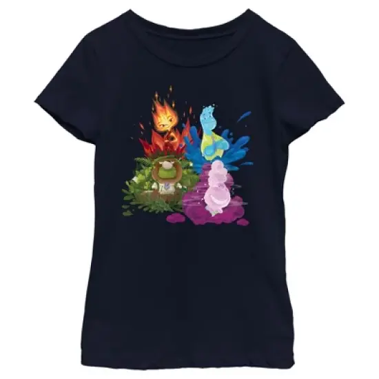 Girl's Elemental Four Element Friends T-Shirt image {3}