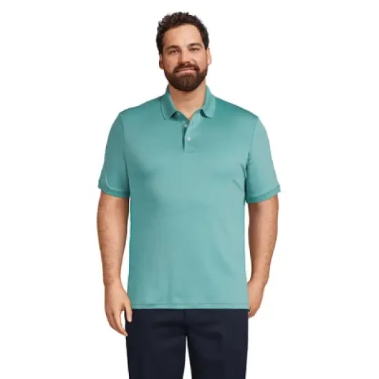 Lands' End Men's Short Sleeve Super Soft Supima Polo Shirt image {4}