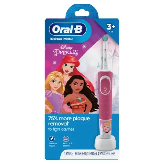 Oral-B Kids Disney Princesses Electric Toothbrush for 3+ Kids image {1}
