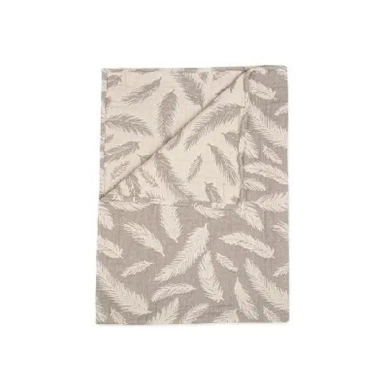 Crane Baby Cotton Muslin Jacquard Baby Reversible Blanket image {8}
