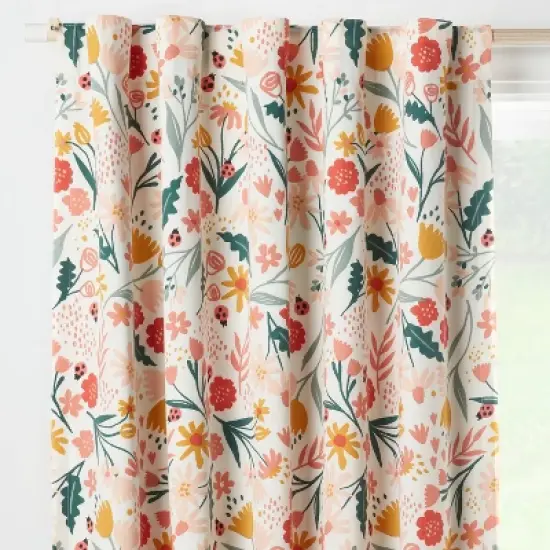 In the Garden Full Printed Blackout Kids' Curtain Panel - Pillowfort&trade; image {5}
