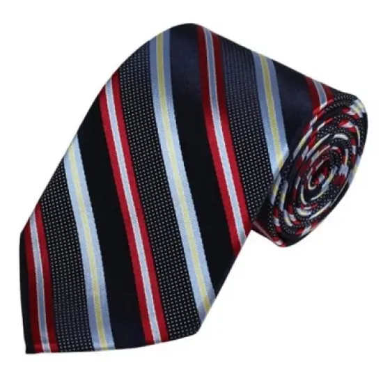 Men's Stripe 3.25 Inch Wide And 58 Inch Long Woven Neckties image {11}