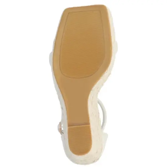 Journee Collection Womens Olesia Tru Comfort Foam Buckle Espadrille Wedge Sandals image {4}