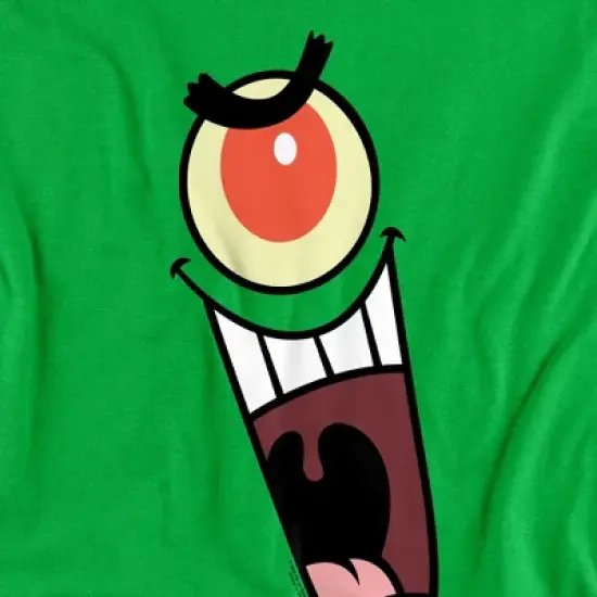 Toddler Boys' Spongebob Squarepants Plankton Face T-Shirt Kelly Green image {2}