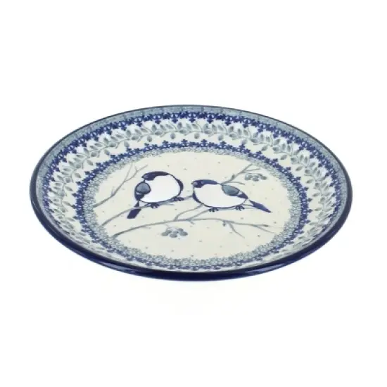 Blue Rose Polish Pottery Ceramika Artystyczna Dessert Plate image {7}