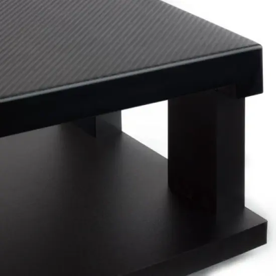 Aleratec Table Mount TV Stand 2-Tier For LCD/LED Flat TV Stand, Black image {3}