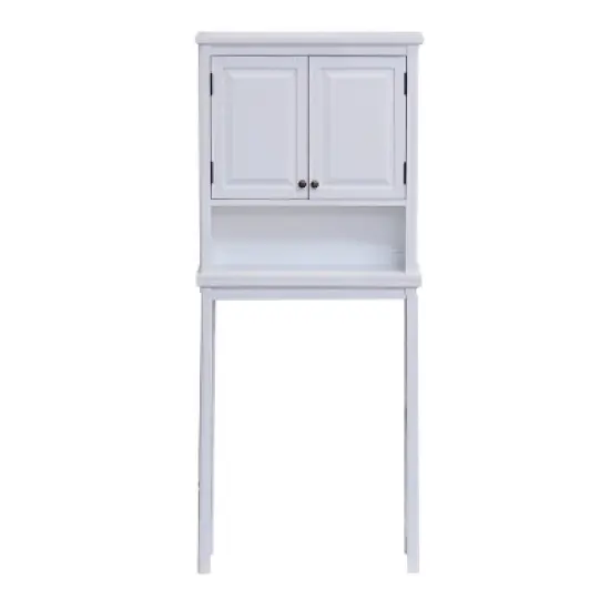 Dorset Over The Toilet Space Saver Storage White - Alaterre Furniture image {8}
