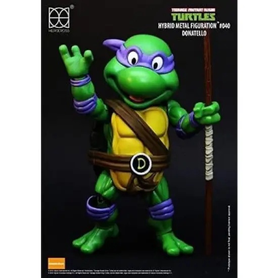 Herocross Company Limited Teenage Mutant Ninja Turtles Hybrid Metal Figuration Action Figure | Donatello image {2}