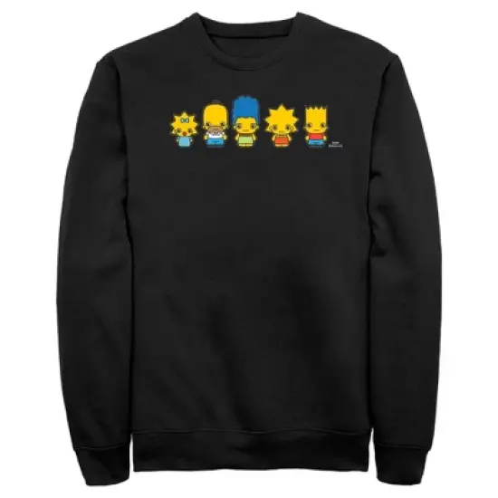 Men's The Simpsons Chibi Family Sweatshirt image {3}